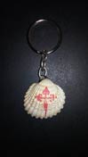 Llavero de concha natural